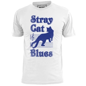 Mens Stray Cat Blues T Shirt Howlin Wolf Muddy Waters Johnson  - Picture 1 of 2