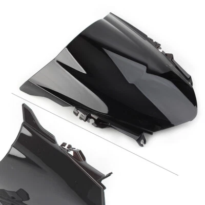 Black Motorcycle Front Windshield Windscreen Fit For Honda CBR500R 2013 2014-15 - Image 1 of 4