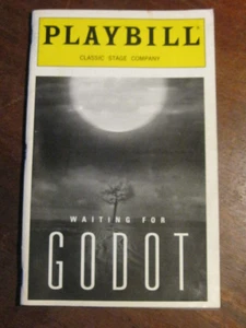 Playbill Waiting for Godot 1998 Christopher Lloyd Tony Shalhoub John Turturro - Picture 1 of 3