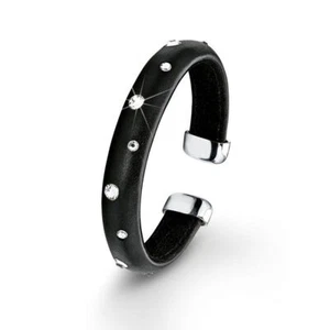 S.Oliver Women's Bracelet Bangle Leather Stainless Steel SO1140/1 - 508056 New - Picture 1 of 2