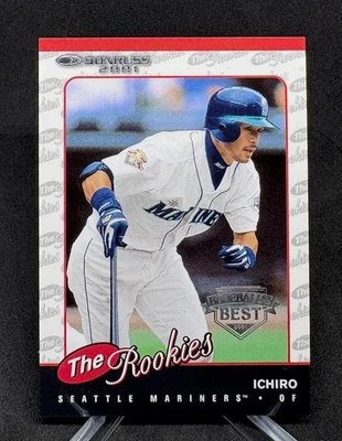Donruss The Rookies Baseball's Best Ichiro Suzuki 2001 #R104 plateado/499 Foto 1 de 2