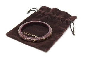 Authentic Louis Vuitton Bracelet Bangle Inclusion Bordeaux Gold Hardware - Picture 1 of 10