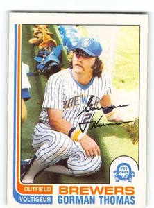 1982 Gorman Thomas Brewers Card - Picture 1 of 2