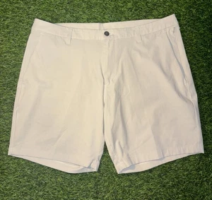 Lululemon Shorts Men 36 Bone White Commission Classic 7" Wovenair Ripstop M7ARWS - Picture 1 of 5