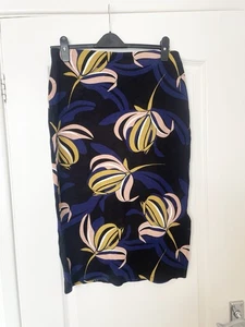 Marks and Spencer Womens Floral Print Pencil Skirt UK 12 - Picture 1 of 6