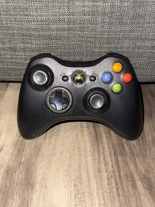 Controller Wireless Microsoft Xbox 360 - Nero Opaco Testato - Foto 1 di 3