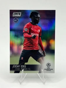 2020-21 Topps Stadium Club Chrome UEFA Champions REFRACTOR #22 Jeremy Doku RC - Bild 1 von 2