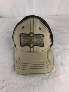 Harry Potter Butterbeer Hat Cap Snap Back Mesh Trucker Patch Brown Tan Universal - Picture 1 of 6