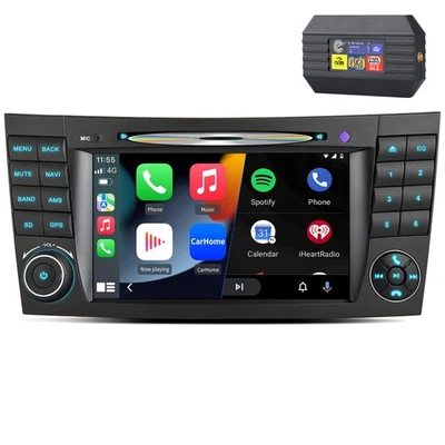 64GB Android 14 DAB+ Autoradio Carplay GPS Navi Mercedes E/CLS-Klasse W211 W219 - Bild 1 von 4