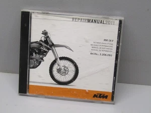 2011 KTM 350 SX-F OEM REPAIR MANUAL DVD - Picture 1 of 2