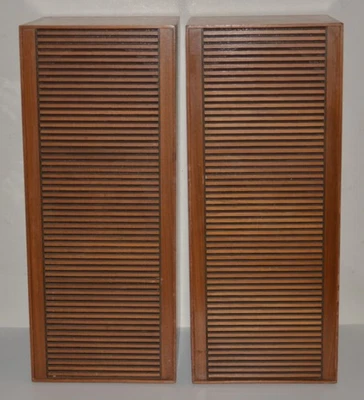 RARE vintage pair Grundig HiFi-Lautsprecher Box 525 Speaker Germany working - Image 1 of 4
