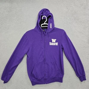 Washington Huskies Hoodie Full Zip UW Sweater Womens Zipper Jacket Size Small - Picture 1 of 15
