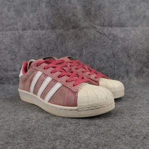 Adidas Shoes Kids 6.5 Sneakers Casual Leather Pink Superstar Logo Campus Active - Picture 1 of 14