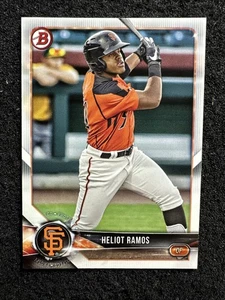 Heliot Ramos #BP143 2018 Bowman Baseball Menge San Francisco Giants - Bild 1 von 2