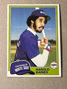 1981 Topps Set-Break #347 Harold Baines RC Chicago White Sox - Picture 1 of 2