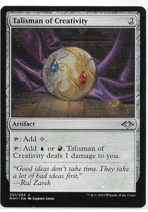 Talismano della Creatività - Orizzonti Moderni - Magic the Gathering - MTG - Non Comune - Foto 1 di 2