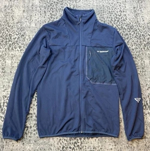 Black Crows Men's Softshell Jacket size S Navy Blue Waffle Lining Full Zip - Picture 1 of 23