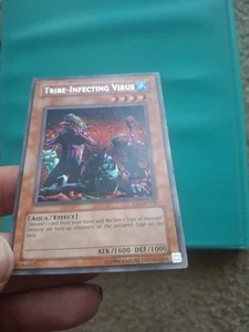 Yugioh Card - Tribe-Infecting Virus Rare DR1-EN131 MP - Picture 1 of 2