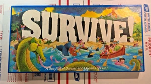 Gioco da tavolo Parker Brothers Survive 1982 vintage completo al 100% - Foto 1 di 7