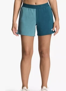 The North Face Women's M Reef Waters/Blue Coral Wander 5” Hike Shorts Flash Dry - Picture 1 of 13