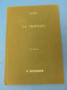 VERDI TRAVIATA VOCAL SCORE G. SCHIRMER 1961 - Picture 1 of 12