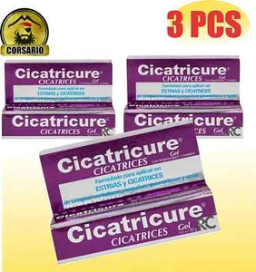 3 Cicatricure Gel for Scars and Stretch Marks ( PACK X3 ) 60 ml-2.02 oz - Picture 1 of 5