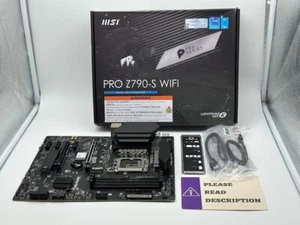 MSI PRO Z790-S WiFi ProSeries LGA 1700 DDR5 Motherboard READ/FOR PARTS - Bild 1 von 9