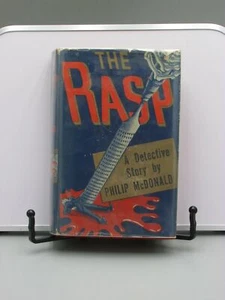 1936 THE RASP DETECTIVE STORY BY PHILUP MACDONALD RARE DUST JACKET 1ST ED SA480 - Picture 1 of 8