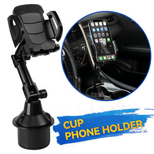 Universal Car Cup Drink Holder Stand Cradle Adjustable 360 Cell Phone Mount Clip
