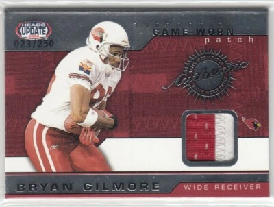2002 Bryan Gilmore Pacific Heads Update 2 COLOR PATCH /250 - #2 Cardinals - Image 1 of 2