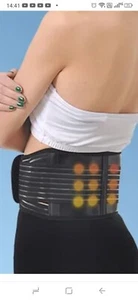 Self heating Tourmaline Magnetic Belt Back Support Lumbar Brace Belt - Picture 1 of 4