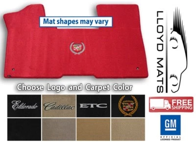 1967-85 Cadillac Eldorado - Velourtex Carpet Floor Mat - Choose Color & Logo - Image 1 of 4