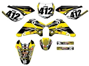 2001-2007 DRZ 125 MAYHEM Yellow Senge Graphics Kit Compatible with Suzuki - Bild 1 von 10