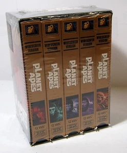 Vintage 1998 Planet Of The Apes VHS 5 Movie Box Set Widescreen Sealed - Foto 1 di 6