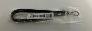 Wristlet Strap For Handbag And Purses~Black PU Leather With Silver Clasp - Picture 1 of 3