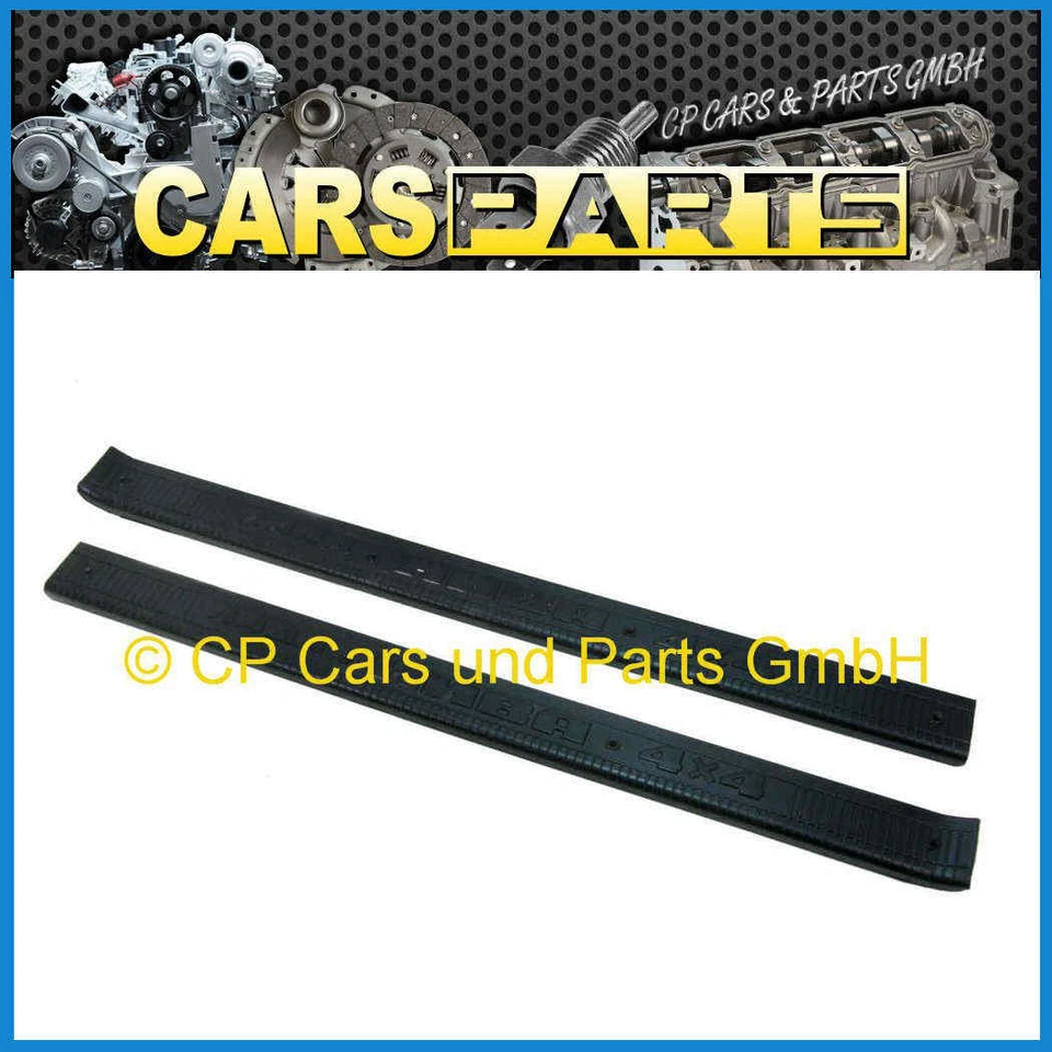 Listones de entrada / estribos negros - LADA Niva 1700 cm³ / 1,7i - Imagen 1 de 1