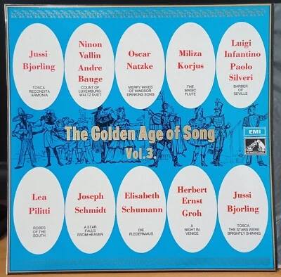 Various ‎– The Golden Age Of Song, Vol. 3  - 1966 mono LP Record excellent - Image 1 of 3