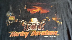 Harley-Davidson XL Alamo City San Antonio Double Graphic T-Shirt Hanes Beefy Tee - Bild 1 von 7