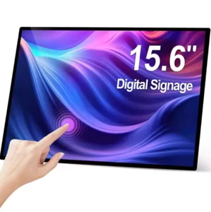 Industrial Large Android Tablet 15.6Inch Wifi Bluetooth Tablet PC UK Plug - Picture 1 of 22