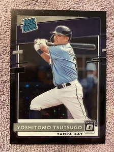 2020 Donruss Optic Black Stars Rookie Yoshitomo Tsutsugo SP # 33/125 Tampa Japan - Picture 1 of 2