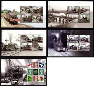 Choose ONE OR MORE MNH DY9 CLASSIC LOCOMOTIVES UK Prestige Booklet Pane 2014 - Picture 1 of 6