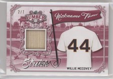 2021 Leaf Lumber Nickname Fame Relics Red /7 Willie McCovey #NF-34 HOF