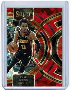 2023-24 Select - Red Cracked Ice - Trae Young - Picture 1 of 5