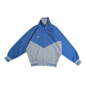 ASICS Vintage Track Top Jersey Size 94-5 (M) for Chest 37" Blue 80s Japan Import - Picture 1 of 11