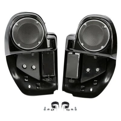 Lower Vented Fairing 6.5" Speaker Box Pod Fit For Harley Touring Road King 14-24 - Image 1 of 4