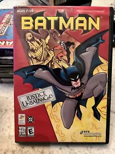 Batman: Justice Unbalanced (PC, 2003) game rare & htf - Picture 1 of 2