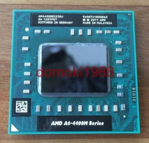 AMD A6-Series A6-3400M A6-3420M A6-3410MX A6-3430MX A6-4400M Socket FS1 CPU - Picture 1 of 10