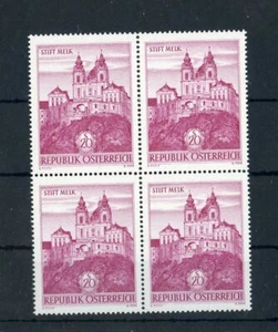 ÖSTERREICH Nr.1128 VIERERBLOCK ** 20S. BAUWERKE 1963 ME 18,-++ (158203) - Bild 1 von 1