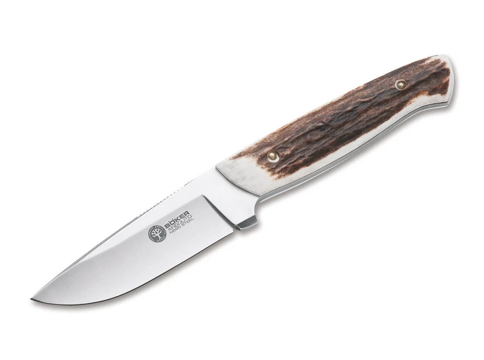 Cuchillo de caza fijo BOKER ARBOLITO® Stag hoja de 3,50" N695 exterior - 02BA319H Foto 1 de 4