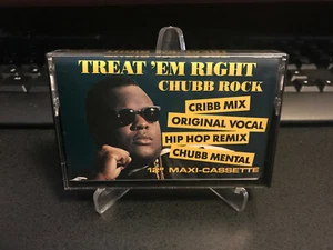 Chubb Rock Cassette Tape Single - Treat 'Em Right - Select Records 1990 - Picture 1 of 3